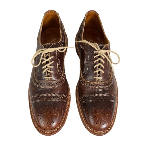 Allen Edmunds Strandmok Cap-toe Oxford Brogue Shoes w Dainite Rubber Sole  10 B main image 7